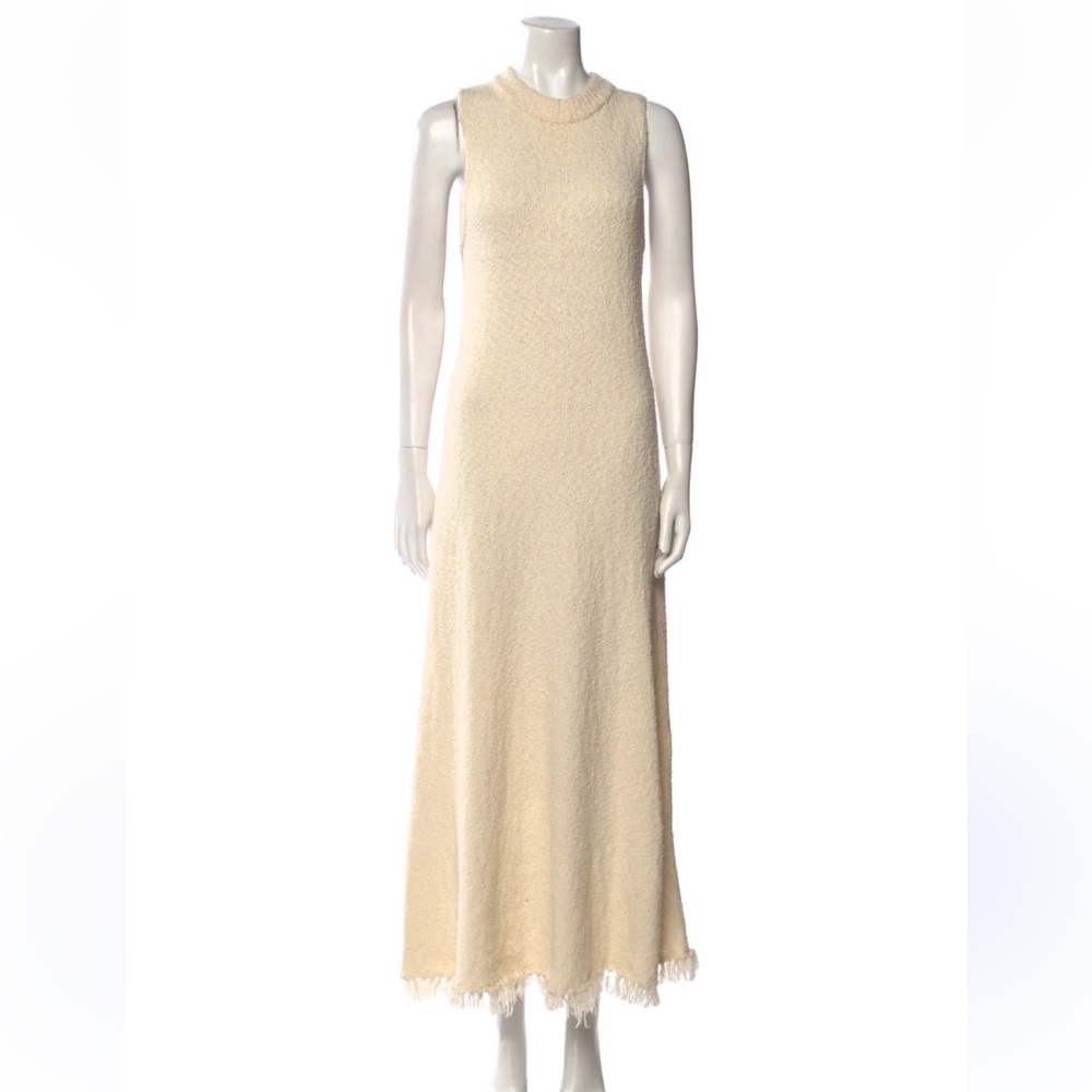 DISSH Cream Sleeveless Maxi Dress